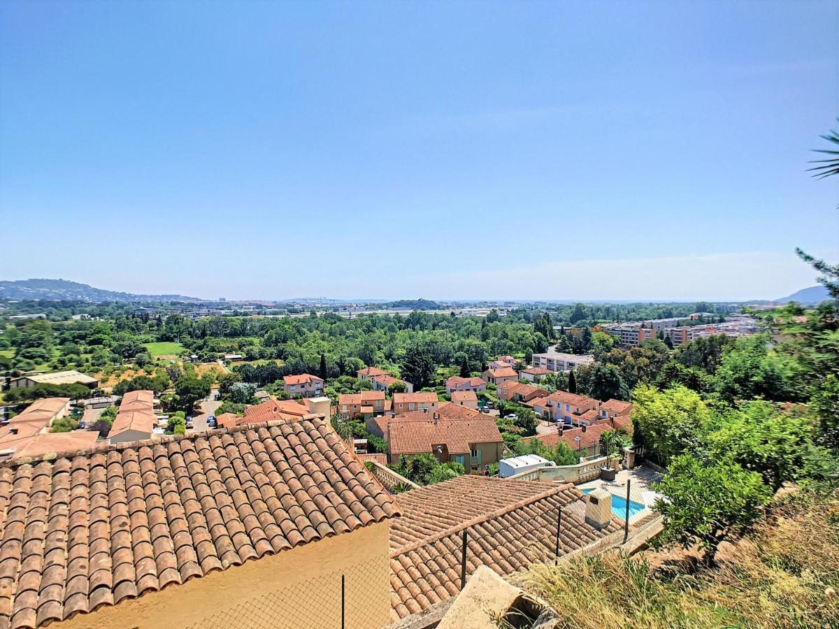 3 Bedrooms Villa Near Cannes - Pool & Jacuzzi - Sea View Mandelieu Exterior foto